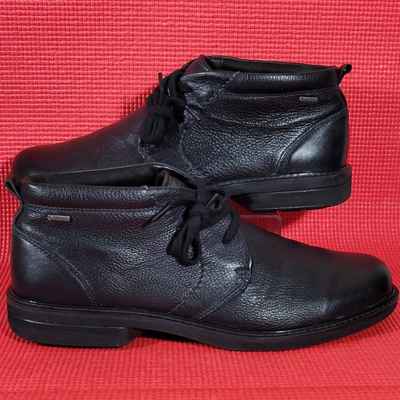 EUC Ecco Turn Leather Gore-Tex Tie Chukka Boots Black- US 13 / EU 47 ECCO Men main image 3
